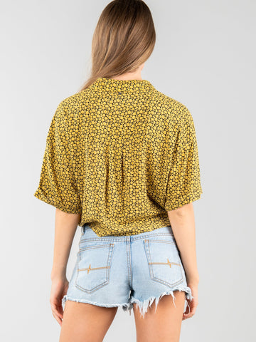 Goddess Party Shirt - Mimosa Yellow
