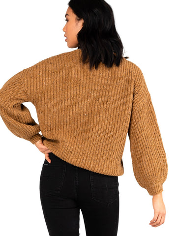 Essence Crew Neck Knit - Camel