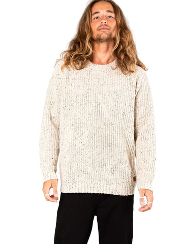 Magnitude Crew Neck Knit - Feather Grey