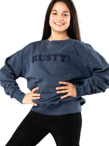 Sublime Crew Neck Fleece Girls - Blue Nights