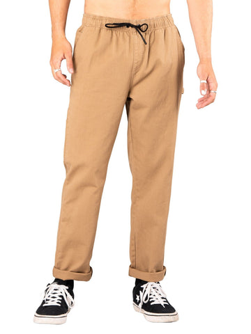 Charles Elastic Pant - Latte