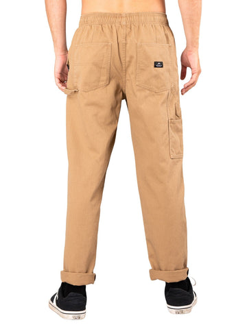 Charles Elastic Pant - Latte