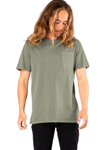Wishy Washy Short Sleeve Tee - Army