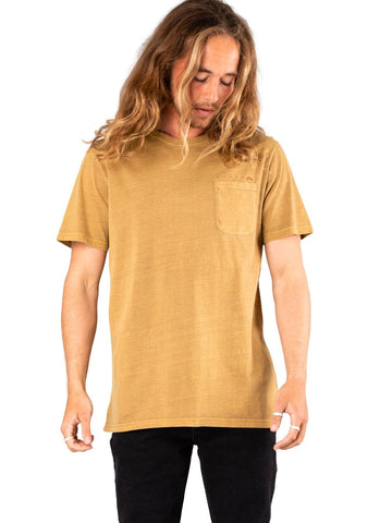 Wishy Washy Short Sleeve Tee - Camel