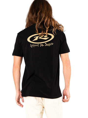 Wintry Short Sleeve Tee - Black