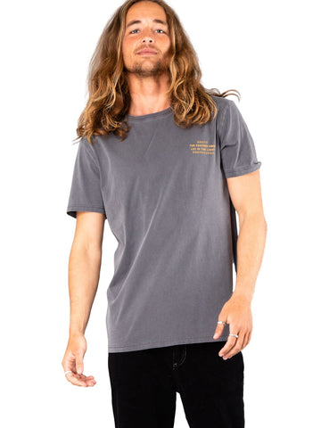 Knee Jerk Short Sleeve Tee - Coal