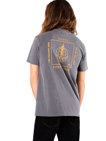 Knee Jerk Short Sleeve Tee - Coal