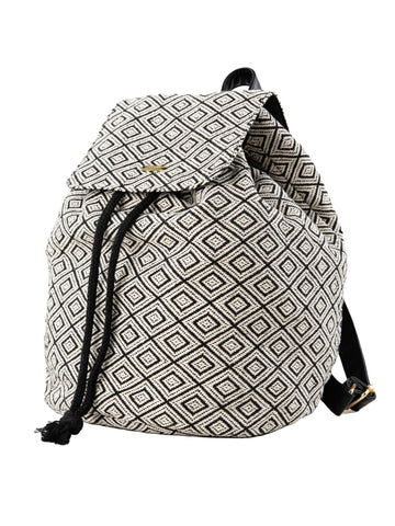 Imane Backpack - Black / White