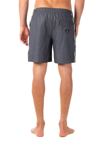 Sticky Tape Elastic Boardshort - Black