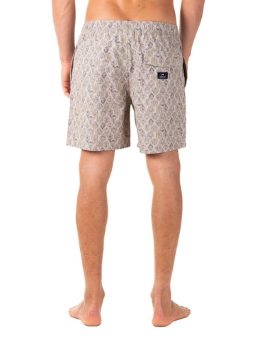 Hazey Elastic Boardshort - Humus