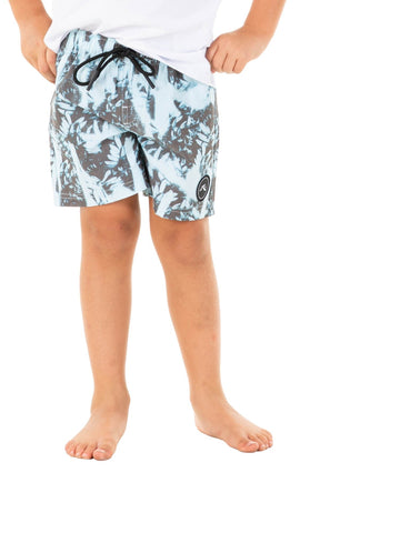 Billow Elastic Boardshort Runts - Blue Tint