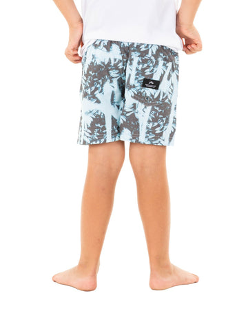 Billow Elastic Boardshort Runts - Blue Tint