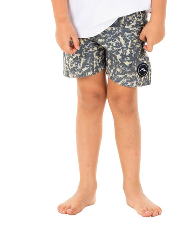Thunder-Head Elastic Boardshort Runts - Ombre Blue