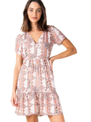 Casa Marina Dress - Sunset Peach