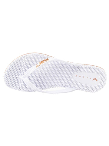 Flippin Thong - White / Rose Gld Glt