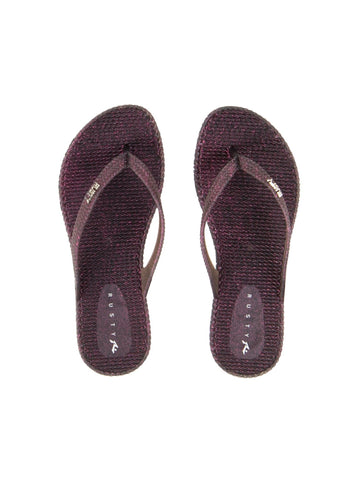 Blingin Thong - Black / Pink Glitter