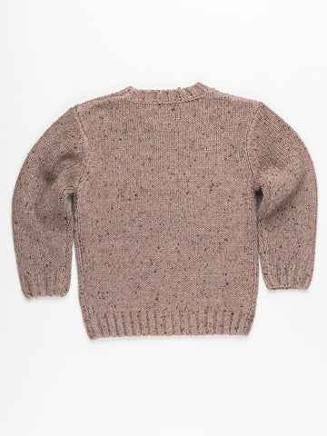 Agnus Crew Neck Knit Runts - Grey Marle
