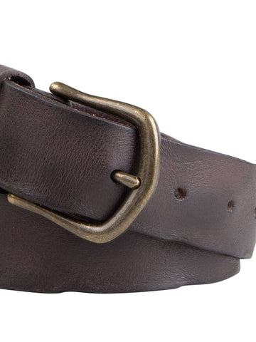 Knocks Leather Belt - Chocolate