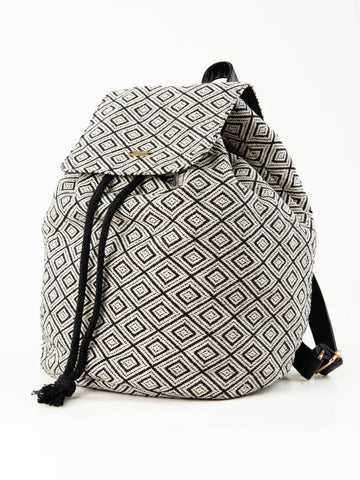 Imane Backpack - Black / White