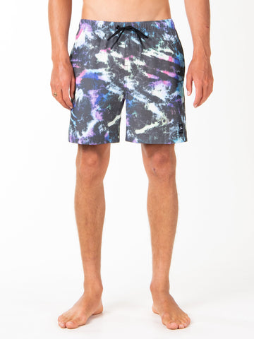 Acid Storm Elastic Boardshort - Black
