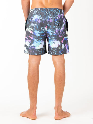 Acid Storm Elastic Boardshort - Black