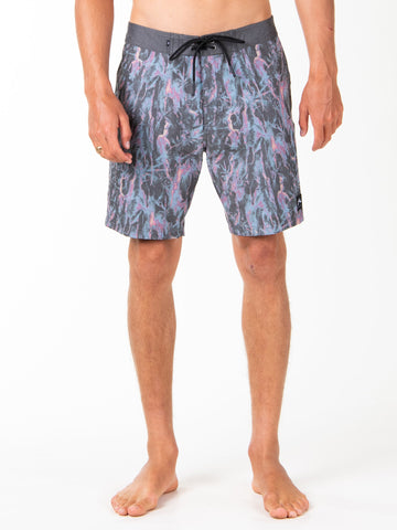 Urban Camouflage Boardshort - Black