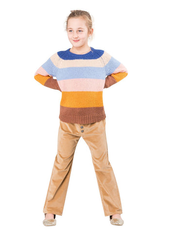 Deluxe Stripe Knit Girls - Multi
