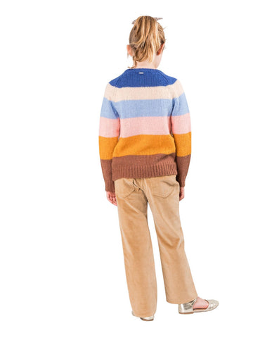 Deluxe Stripe Knit Girls - Multi