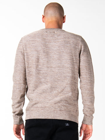 Skyliner Crew Neck Knit - Snow Marle