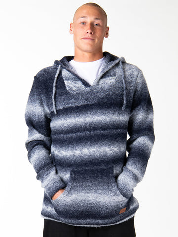 Ensenada Hooded Knit - Stone Grey