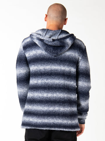 Ensenada Hooded Knit - Stone Grey