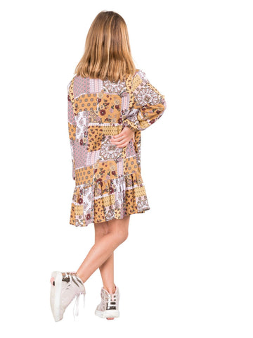 Loose Soul Dress Girls - Terra