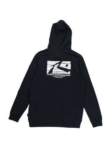 Oil Slick Hooded Fleece Runts - Black