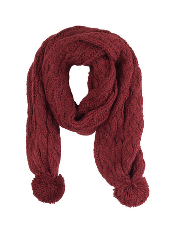 Mermaid Scarf - Ruby Wine