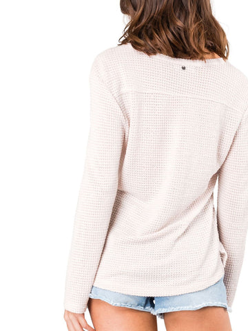 Melrose V Neck Top - Sable