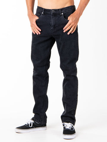 Indi Slim 5 Pocket Jean - Black