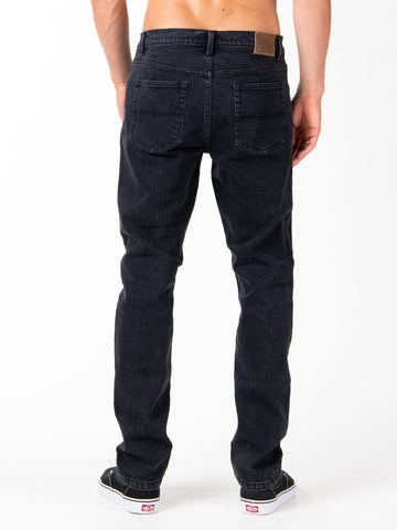 Indi Slim 5 Pocket Jean - Black