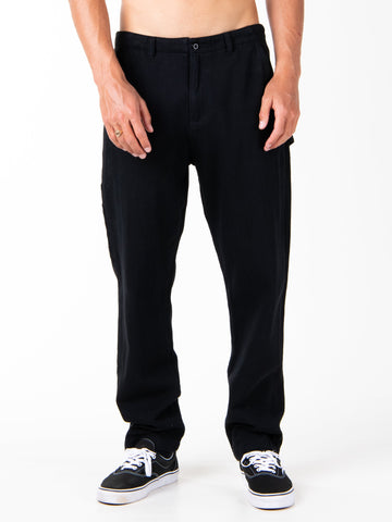 Charlie Worker Pant - Black