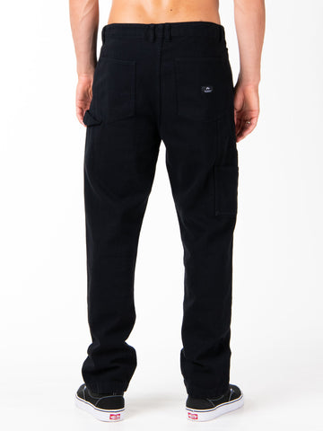 Charlie Worker Pant - Black