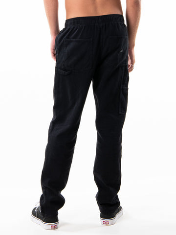Charlie Worker Elastic Pant - Black