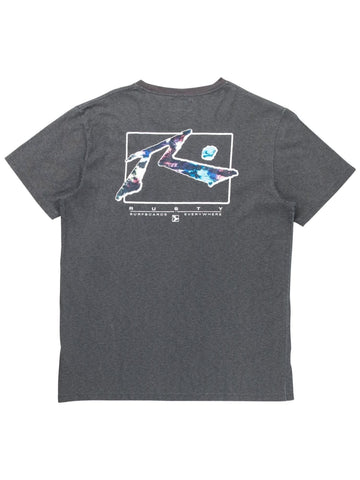 Washed Up Short Sleeve Tee Boys - Black