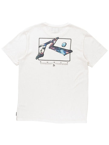 Washed Up Short Sleeve Tee Boys - Vintage Cream