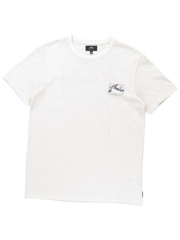 Washed Up Short Sleeve Tee Boys - Vintage Cream