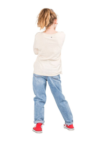 Rusty Retro Long Sleeve Tee Girls - Sable