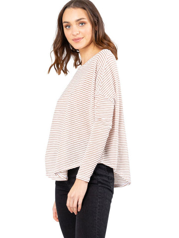 Kodette Long Sleeve Tee - Latte