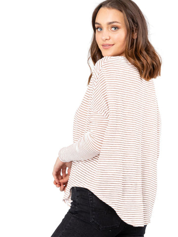 Kodette Long Sleeve Tee - Latte