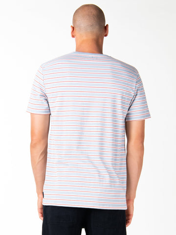 Glitch In Time Short Sleeve Tee - Pale Aqua