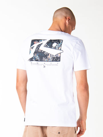 Layer Cake Short Sleeve Tee - White