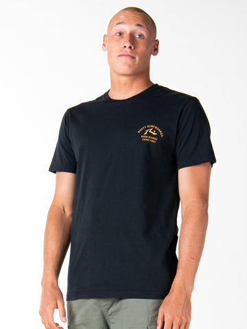 Accent Short Sleeve Tee - Black