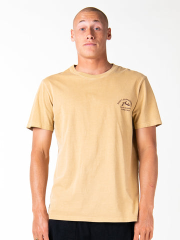 Accent Short Sleeve Tee - Curry